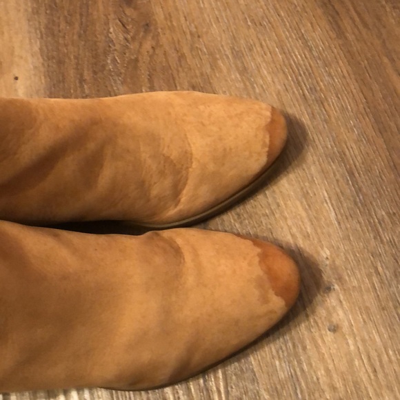 Jack Rogers Tan Raegan Leather Booties Oak Color - Picture 9 of 12